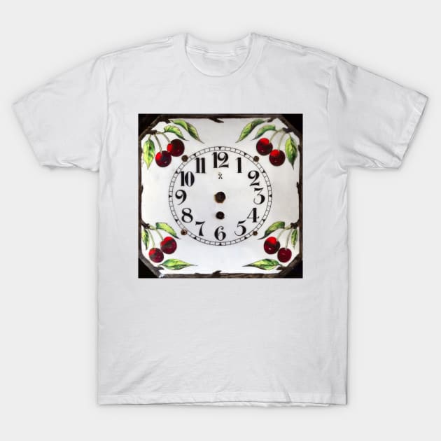Cherry Clock T-Shirt by JonDelorme